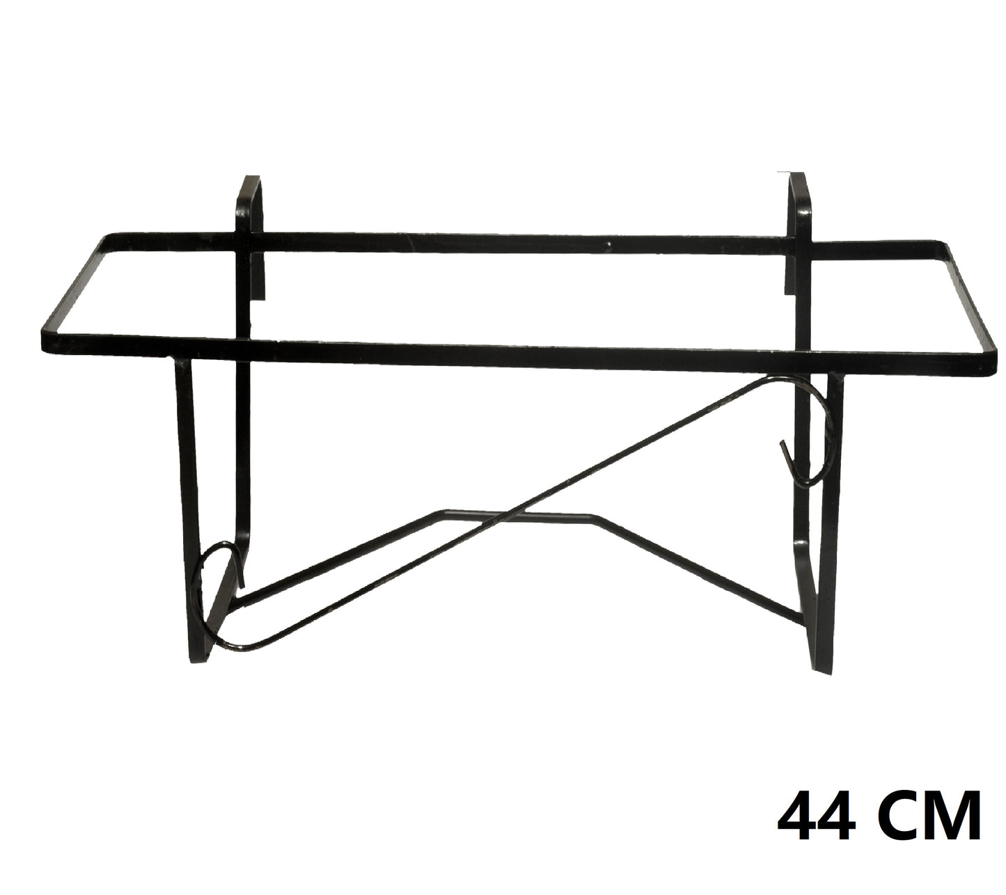 REGGIBALCONIERA IN FERRO BATTUTO CM.40