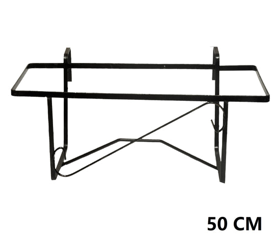 REGGIBALCONIERA IN FERRO BATTUTO CM.50