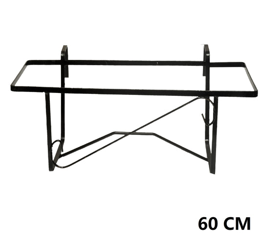 REGGIBALCONIERA IN FERRO BATTUTO CM.60