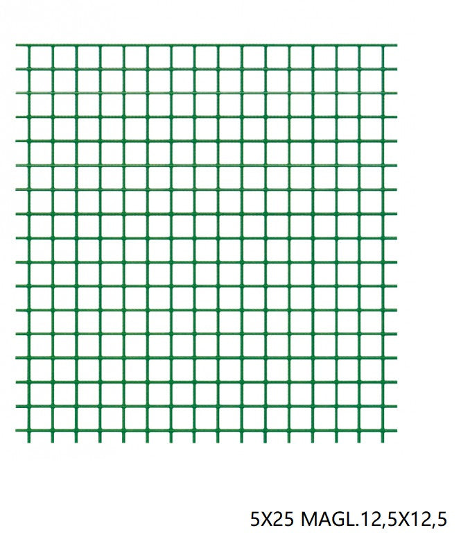RETE PLASTIQUADRA 0,5X25 MAGL.12,5X12,5