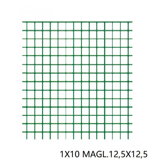 RETE PLASTIQUADRA  1X10 MAGL.12,5X12,5