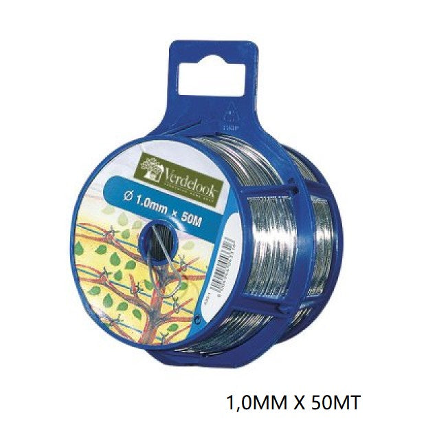 FILO ZINCATO BOBINA PLAST.1,0MM X 50MT