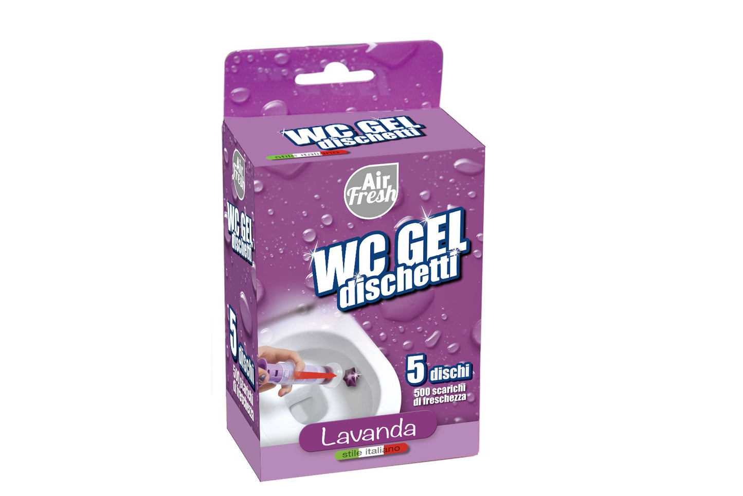 WCGEL 36ML - 5 DISCHETTI - LAVANDA