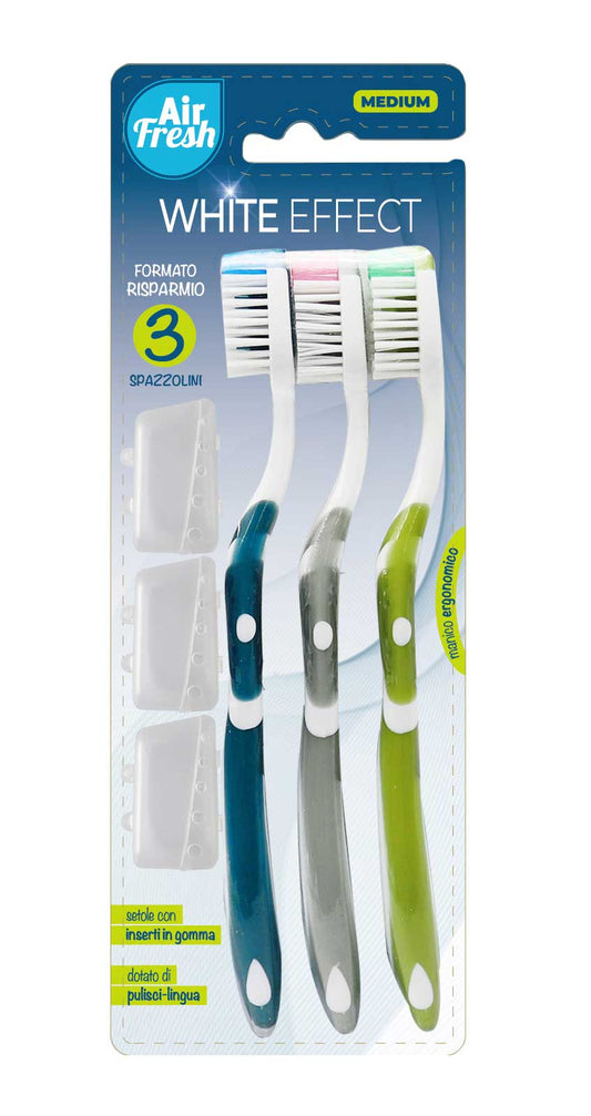 ORAL CARE SPAZZOLINI 3PZ ADULTO WHITE EFFECT   COVER - MEDIU