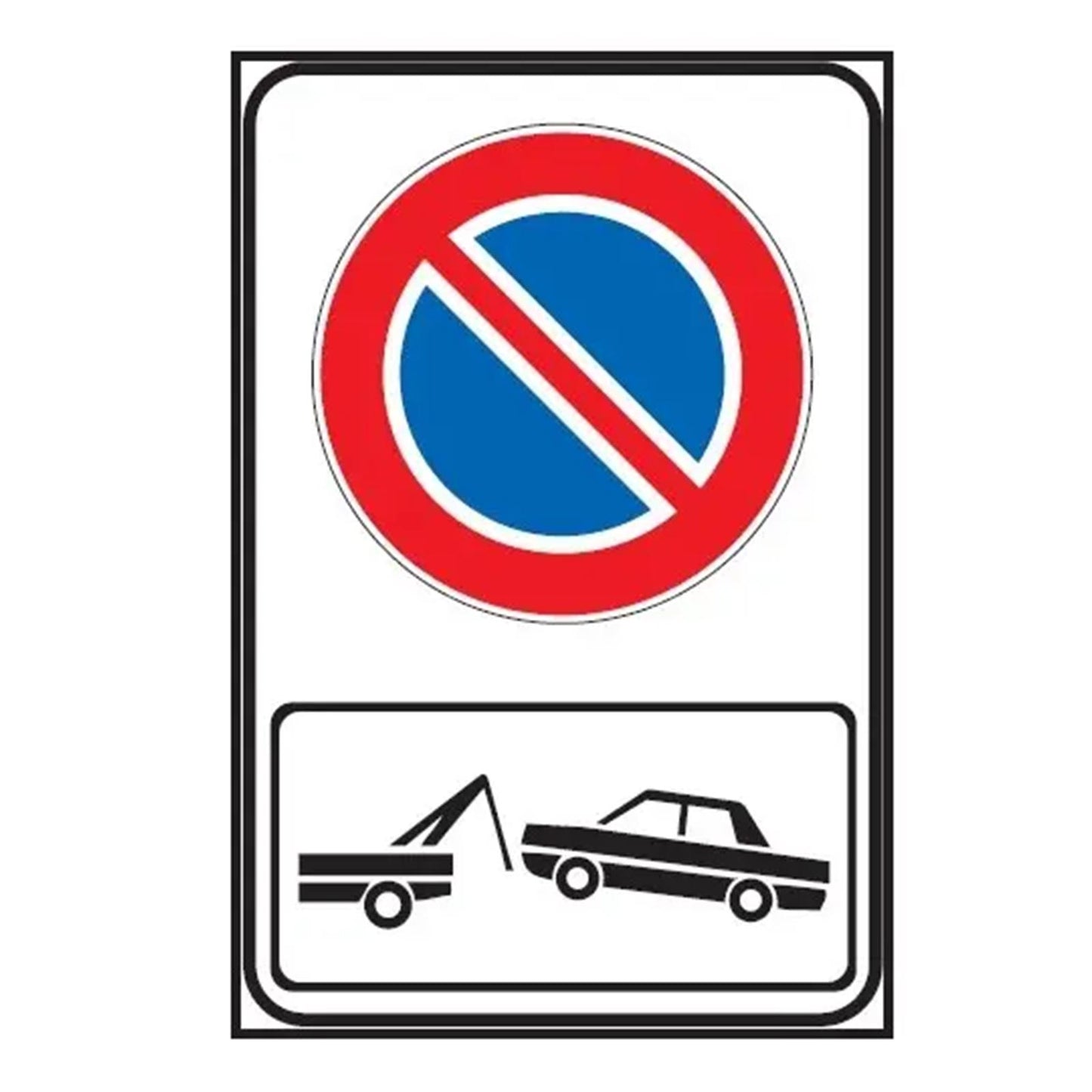 CARTELLO DIVIETO DI SOSTA CON RIMOZIONE