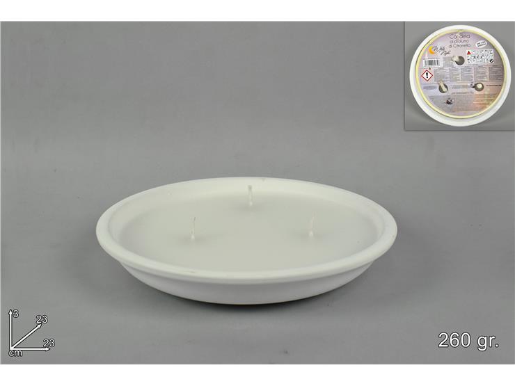 COCCIO CITRONELLA BIANCA 23CM 260 GR YW0231/WHITE