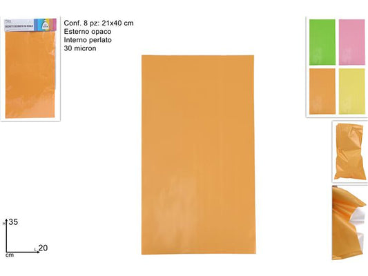 BUSTINE 20X35 CM SET 8 PZ 4 COL YBXMP2035/8B  CCEDIL