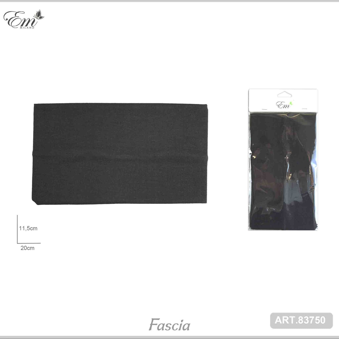 FASCIA CAPELLI 12CM