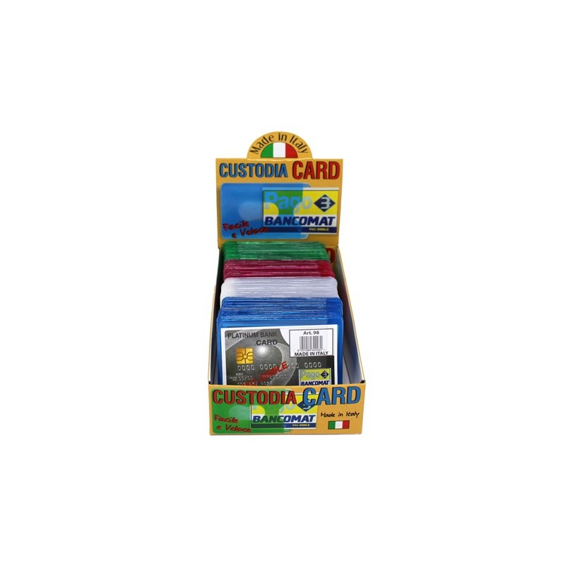 PORTA CARD 2 POSTI COLOR
