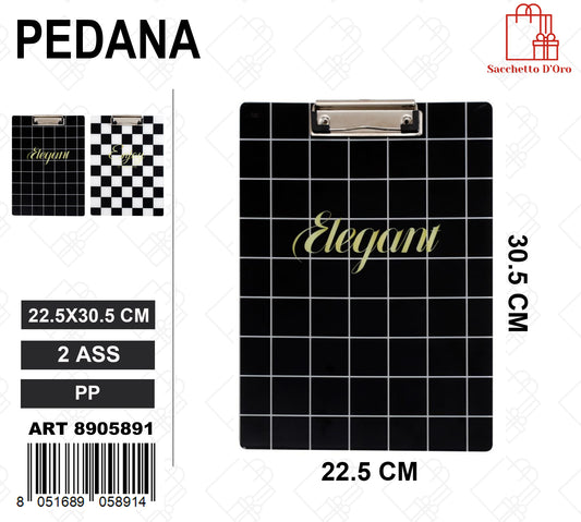 QUADRETTO NERO/BIANCO PORTABLOCCO A4