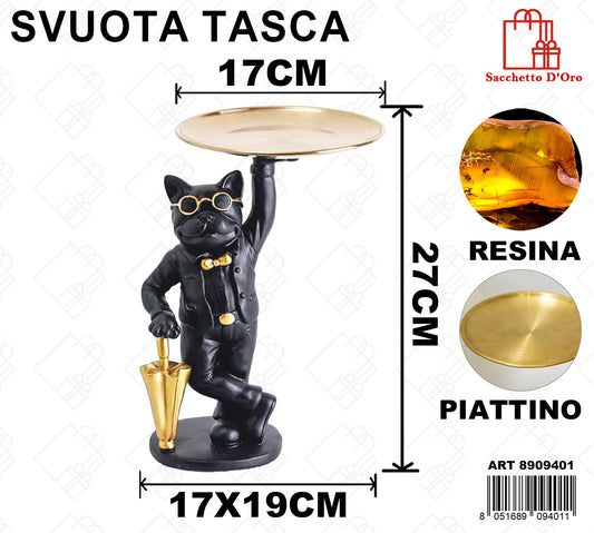 SVUOTA TASCA CANE ELEGANTE 19*17*27CM