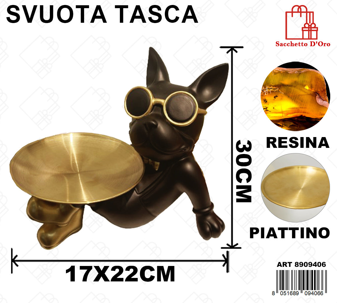 SVUOTA TASCA CANE C/OCCHIALI 30*17*22CM