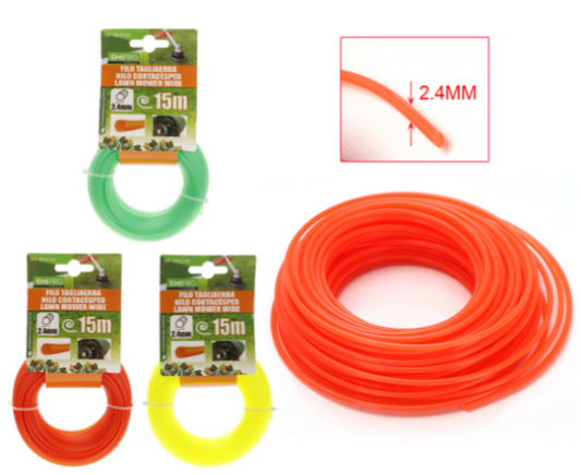 FILO TAGLIAERBA 2.4*15M