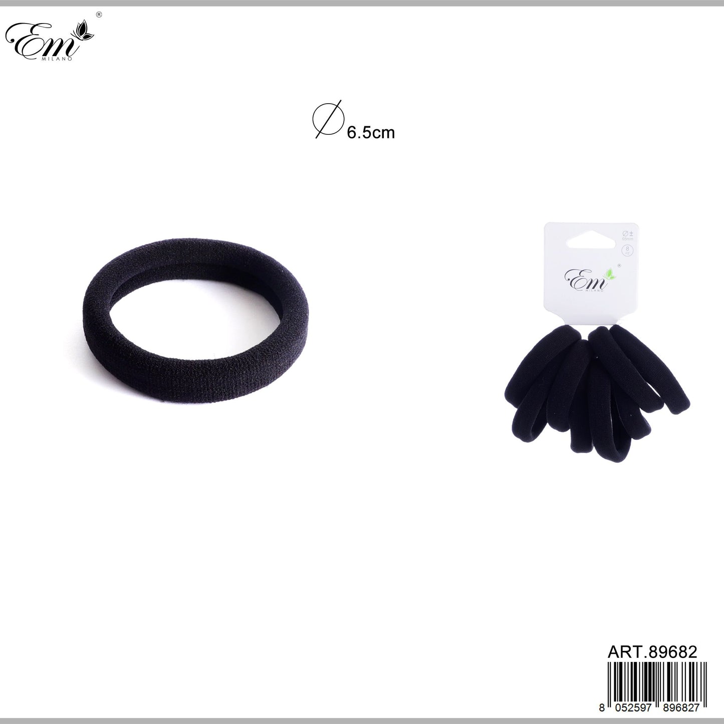 ELASTICO 6.5CM 8PZ N.