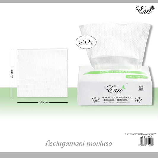 ASCIUGAMANO MONOUSO 80PZ
