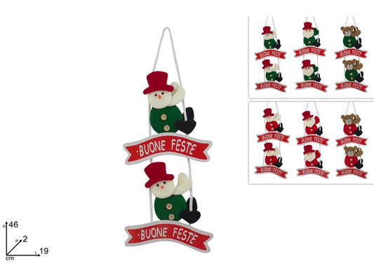 APPENDINO BUONE FESTE CON SOGGETTI NATALIZI 6 ASS.