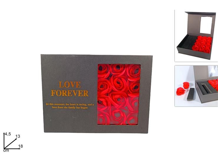 SCATOLA REGALO C/ROSE GC22-04