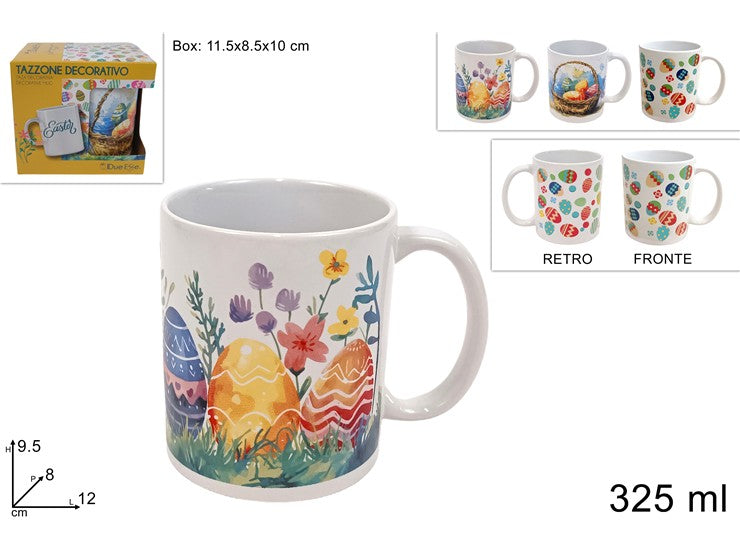 TAZZONE MUG 325ML DECORO PASQUALE 3ASS IN BOX ZYMK03E1