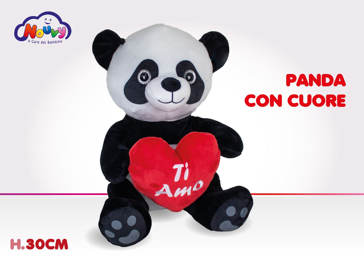 PANDA C/CUORE 30CM