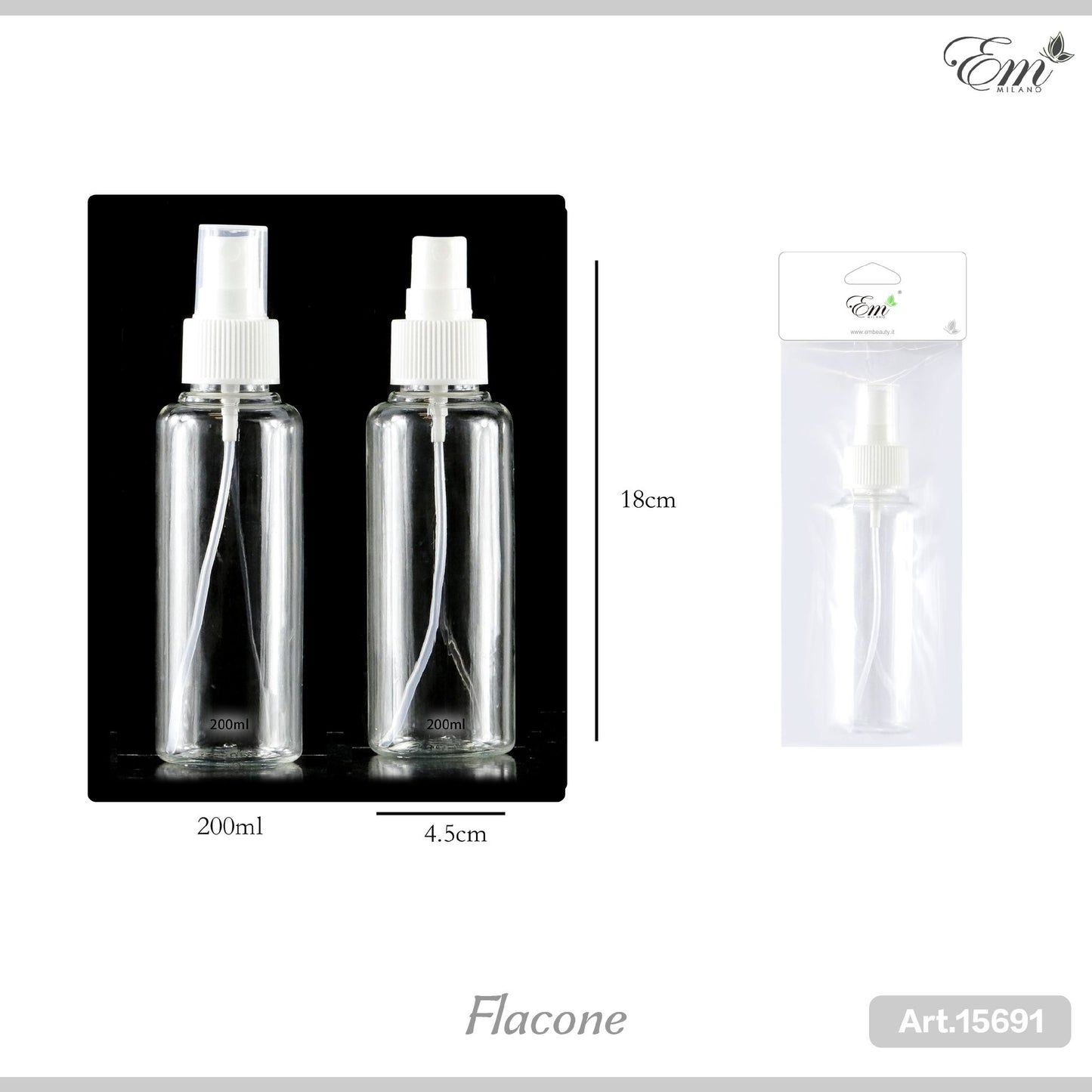 FLACONE SPRUZZINO 200ML