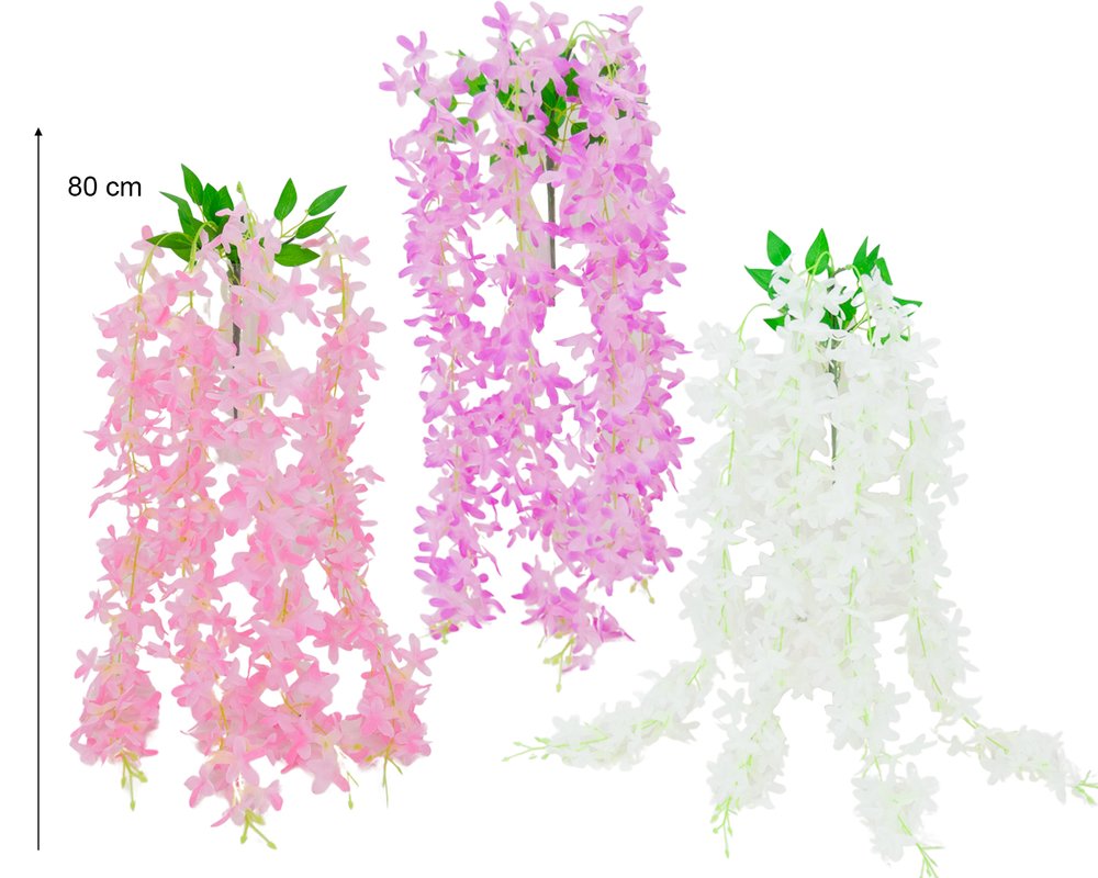 CADENTE GELSOMINO 80CM 120FIORI X 4 RAMI
