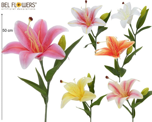 TRALCIO T.LILY X 1FIORE 1BUD H50CM