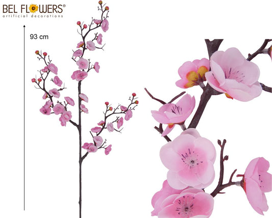 FIOR DI PESCO RAMIFICATO LUX 42FIORI 93CM