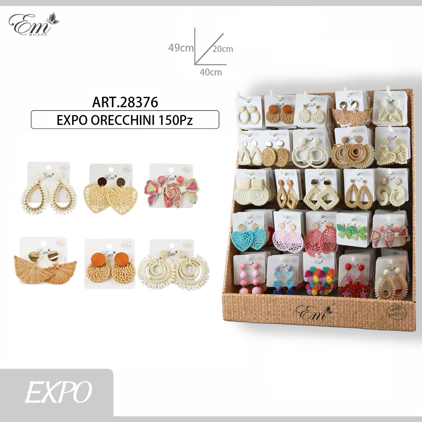 ORECCHINI IN EXPO MOD ASS.
