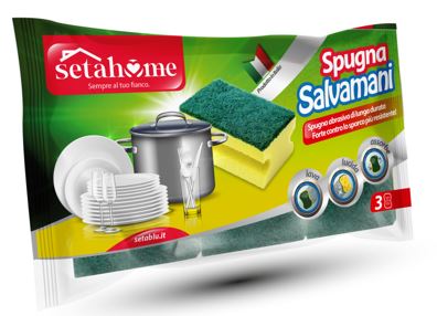 SPUGNA CASA SALVAMANI 3PZ 8,5X6,4CM