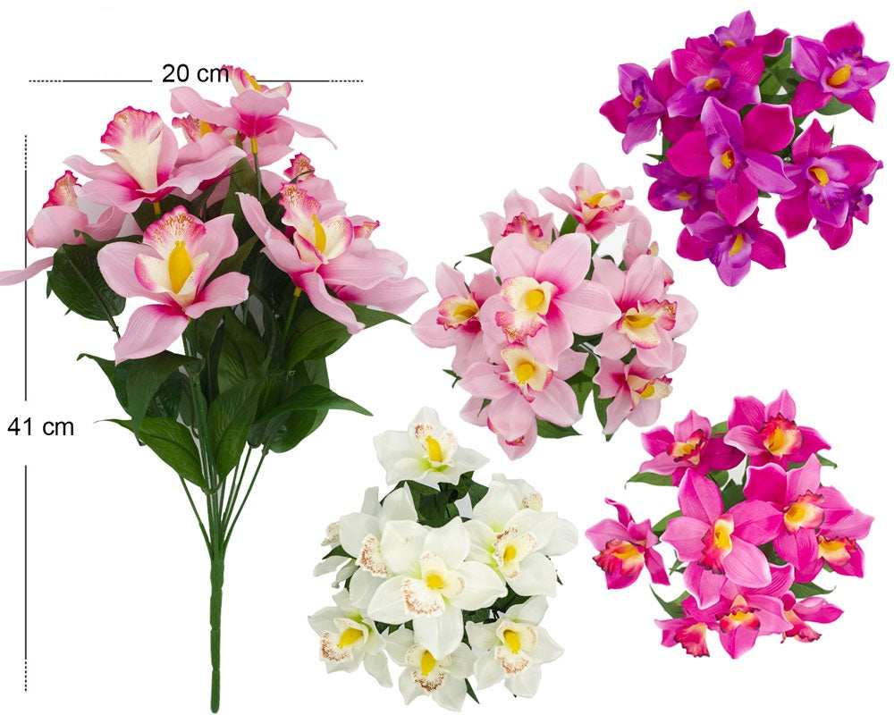 BUSH MEDIO ORCHIDEE H41 20CM - BOX