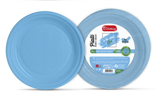 PIATTI DA DOLCE/FRUTTA CELESTI CF 25PZ