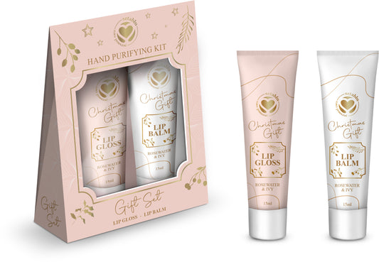 SET REGALO 2PZ LIP GLOSS   LIP BALM