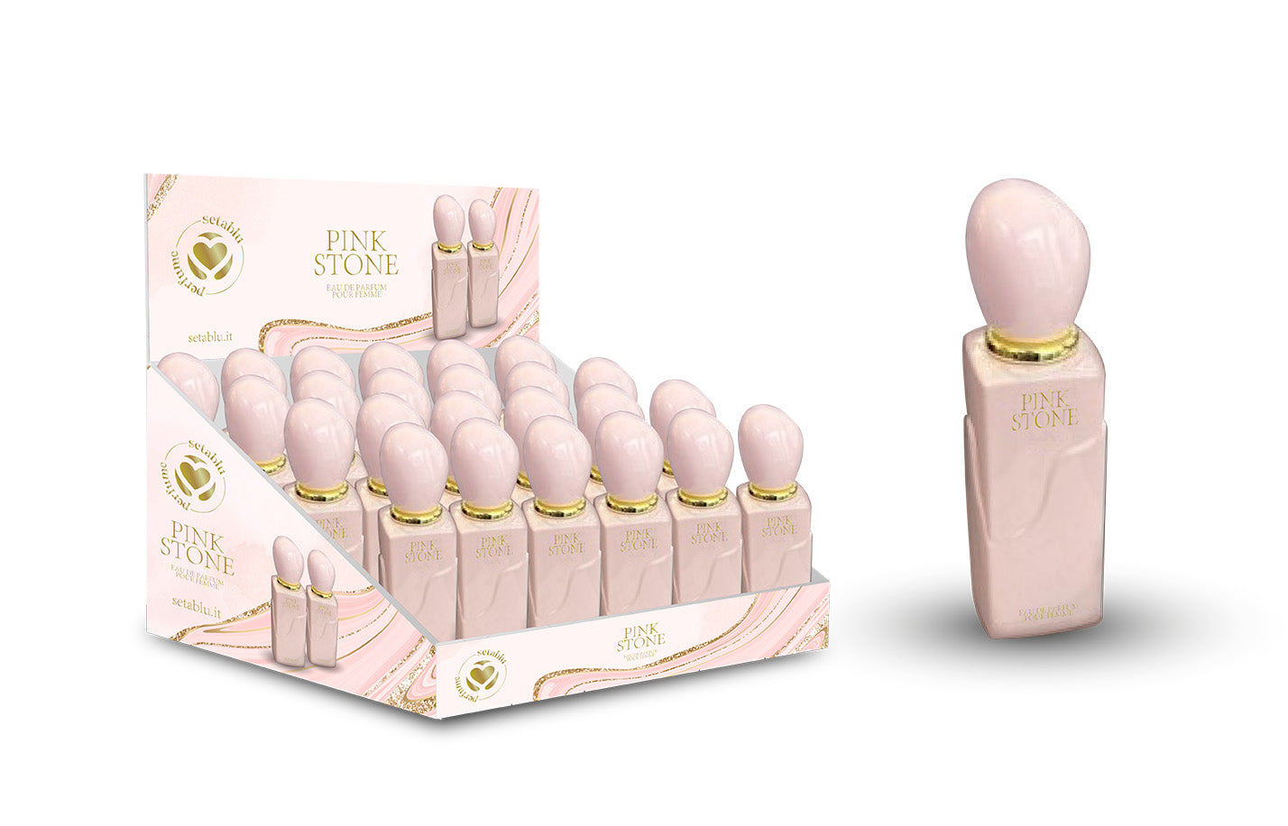 PROFUMO PINK STONE 30ML IN DISPLAY 24PZ