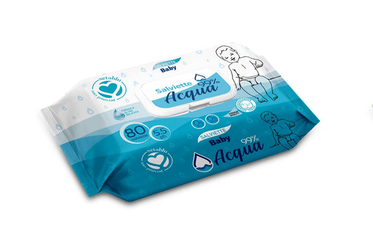 SALVIETTE NEUTRE ACQUA 80PZ