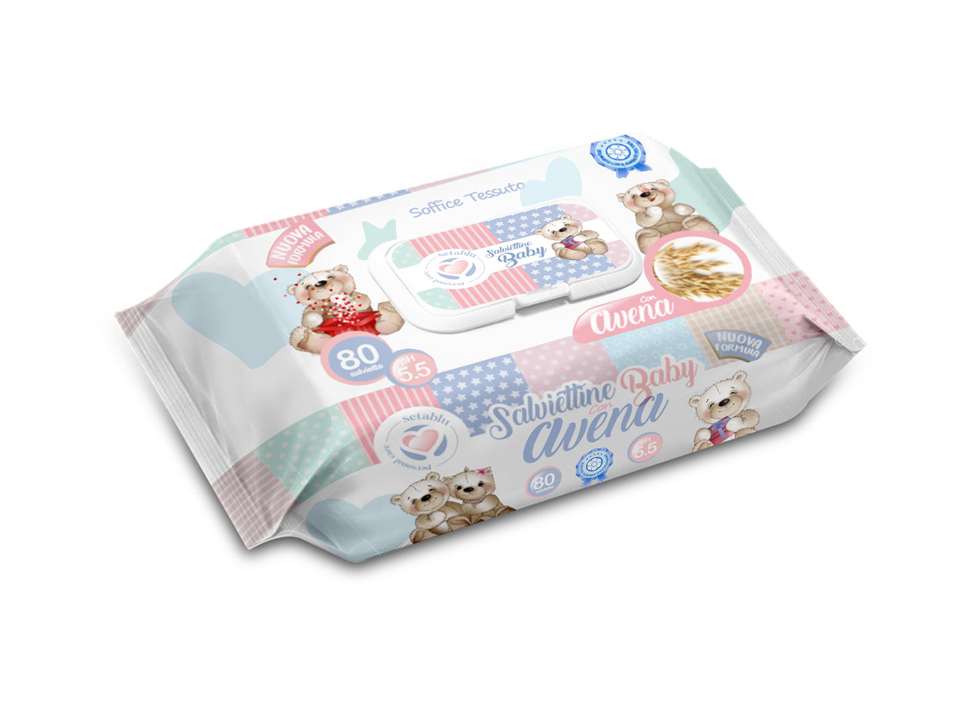 SALVIETTE BABY AVENA 80PZ POP UP