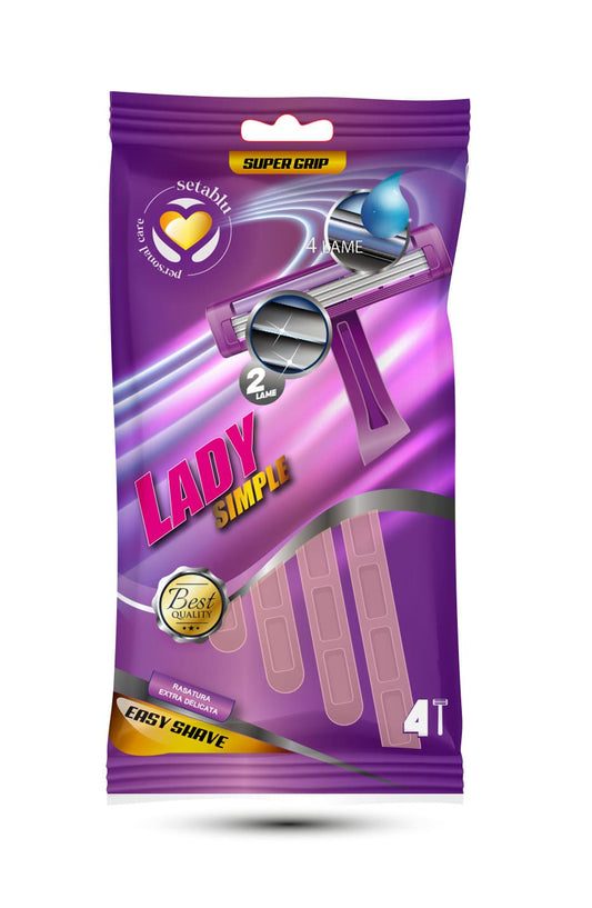 RASOIO DONNA 2 LAME - 4PZ