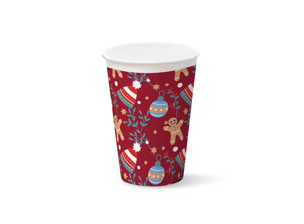 BICCHIERI CARTA 7 OZ CF.25PZ NATALE 02