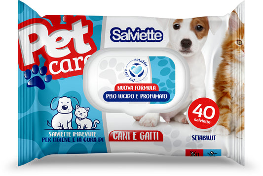 SALVIETTE PET CON POP UP 40PZ
