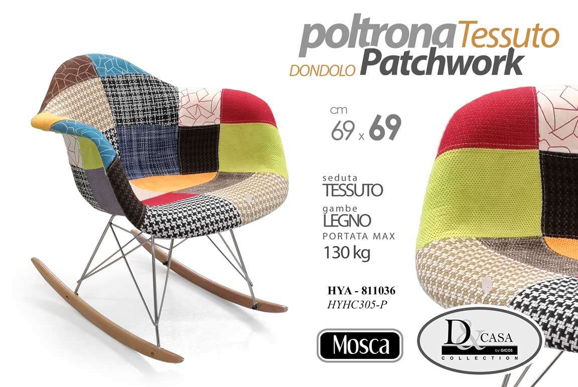 HYA/POLTRONA DOND PATCH 69*69 HYHC305/P