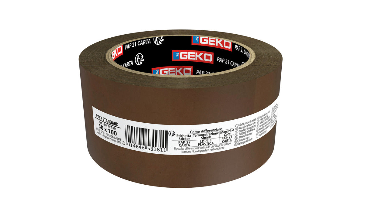 NASTRO IMBALLO NOISE MM 50 X 100 Y AVANA CON ETI.LAT.(INNER