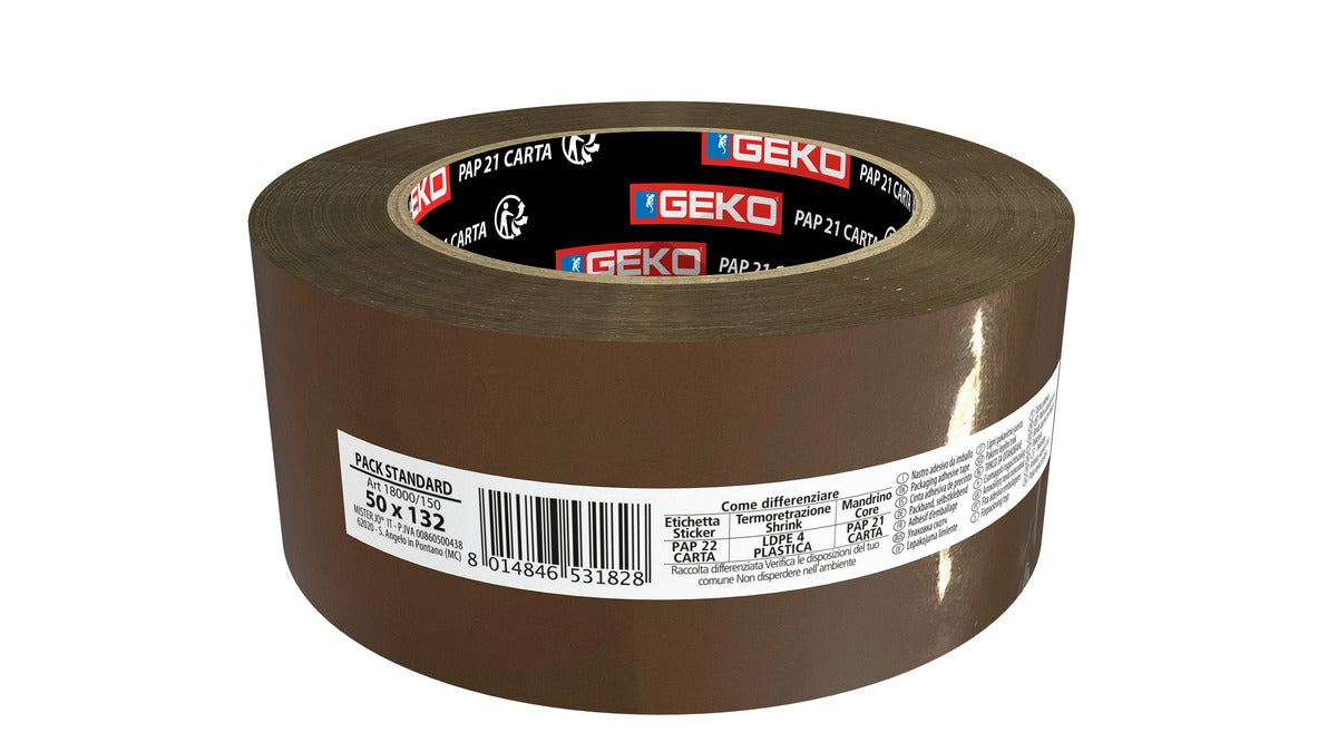 NASTRO IMBALLO NOISE MM 50 X 132 Y AVANA CON ETI. LAT.(INNER