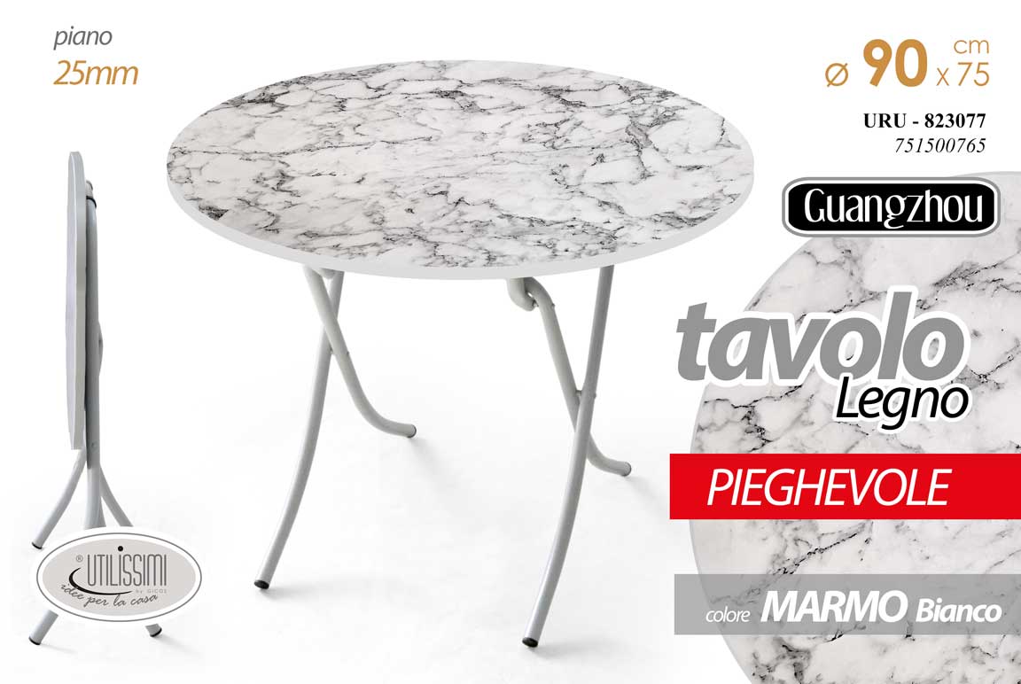 URU/TAVOLO TDO BCOMARMO 90*75 10162-WM