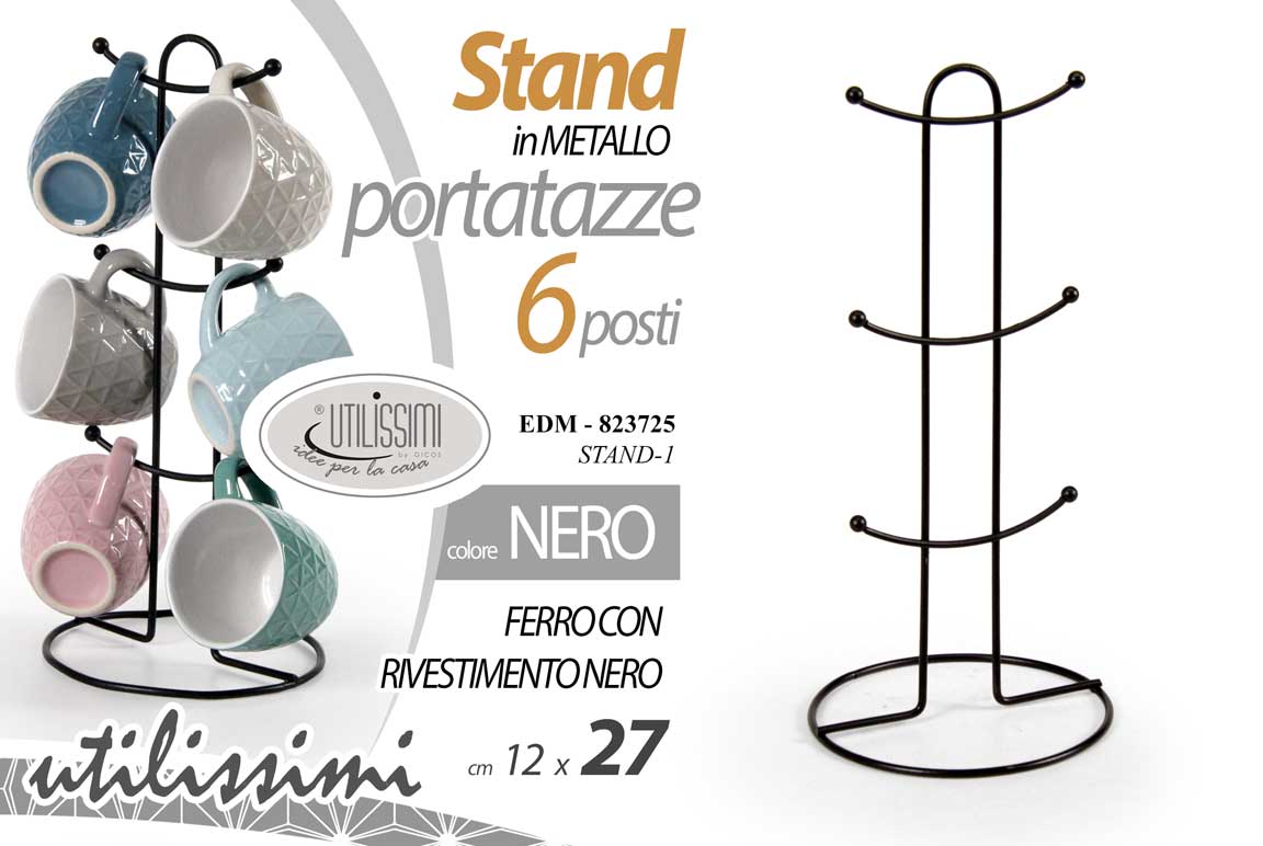 EDM/STAND NERO 6 TAZ 12*12*27 CH-2601-B