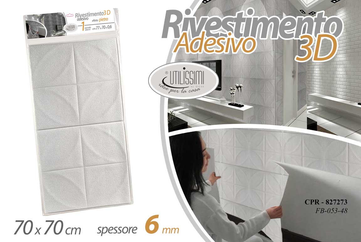 CPR/RIVESTIM 3D 6MM 70*70CM FB-053-48
