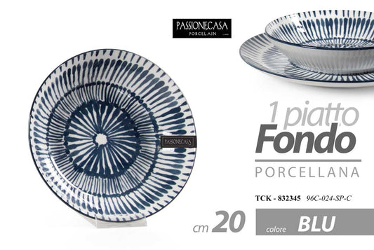 TCK/PIATTO FONDO BLU 20CM 96C-024-SP-C
