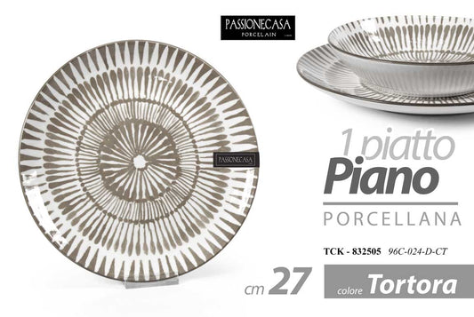 TCK/PIATTO PIANO TORT 27CM 96C-024-D-CT