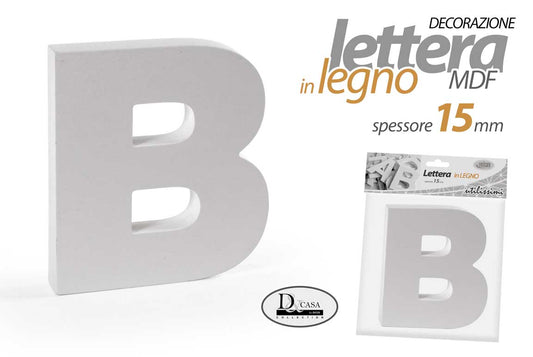 MOG/LETTERA B 14X15X1,5CM LB15