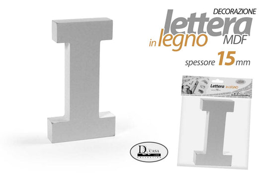 MOG/LETTERA I MDF 9X15X1,5CM LI15