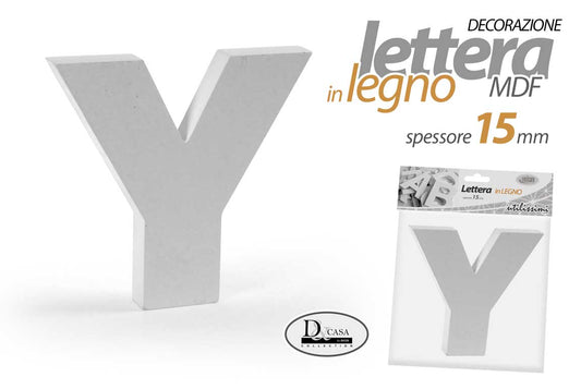MOG/LETTERA Y MDF 15*15*1,5CM LY15