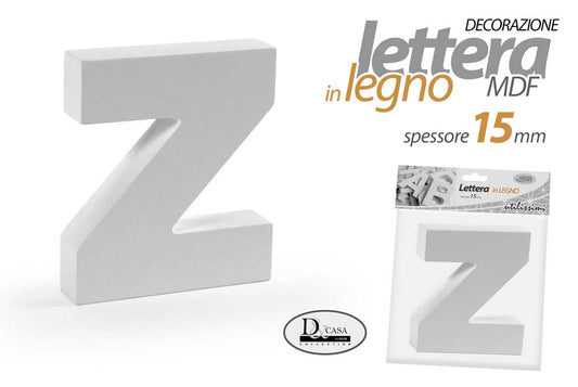 MOG/LETTERA Z MDF 13*15*1,5CM LZ15